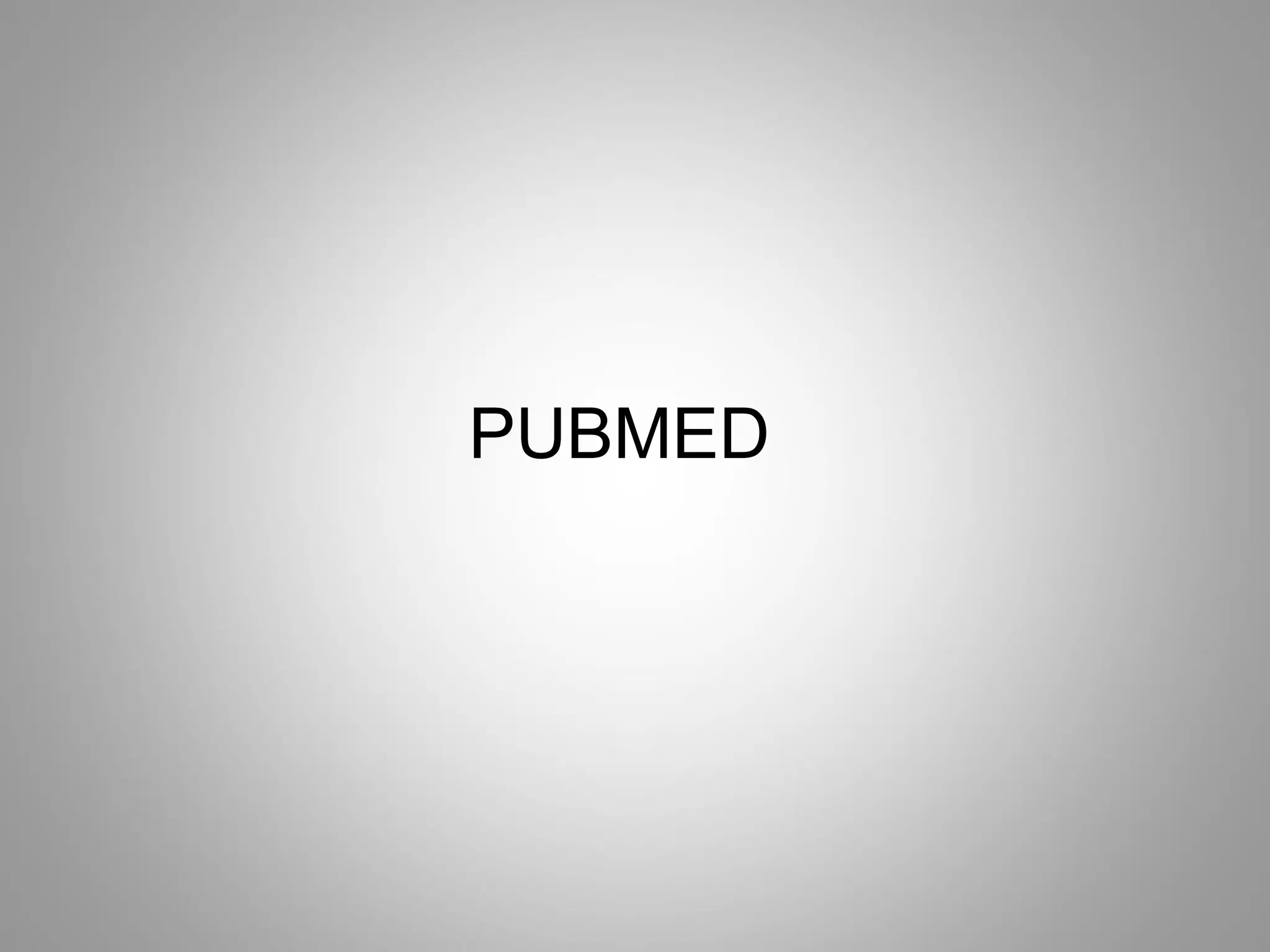 PUBMED 