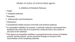 ANTIMICROBIOL ANDENT AND CHEMOTHERAPY MCB | PPTX