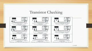 Transistor Checking
17-03-2023
 