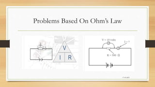 Problems Based On Ohm’s Law
17-03-2023
 