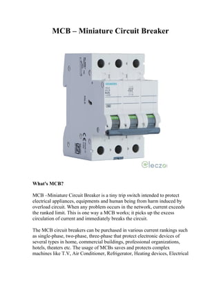 Mini 2024 circuit breaker