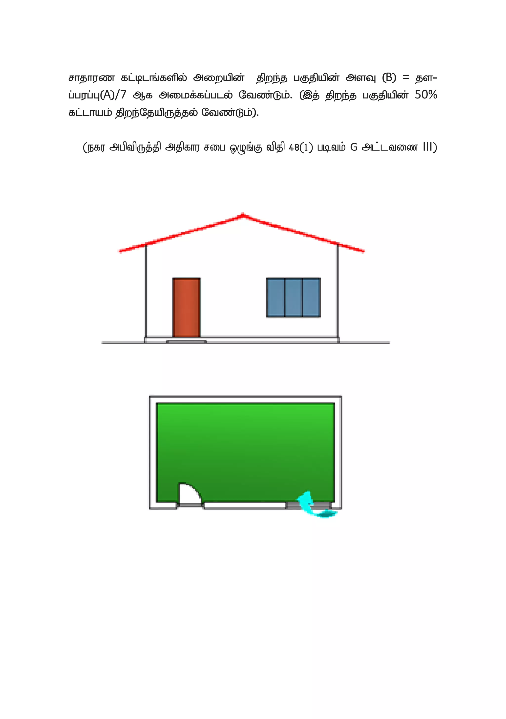 rhjhuz fl;blq;fspy; miwapd; jpwe;j gFjpapd; msT (B) = js-
g;gug;G(A)/7 Mf mikf;fg;gly; Ntz;Lk;. (,j; jpwe;j gFjpapd; 50%
fl;lhak; jpwe;NjapUj;jy; Ntz;Lk;).
(efu mgptpUj;jp mjpfhu rig xOq;F tpjp 48(1) gbtk; G ml;ltiz III)
 