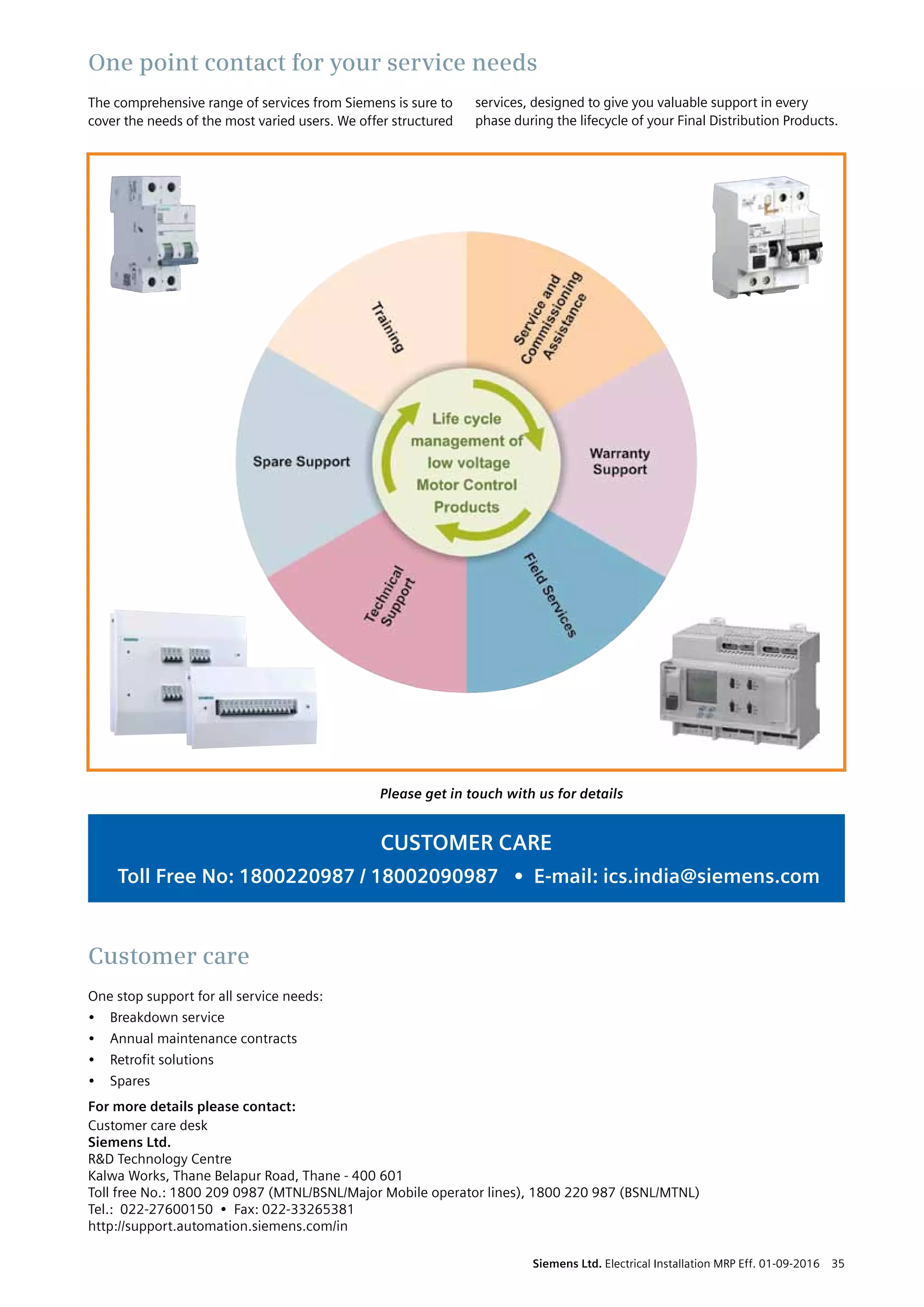 Mcb price list_electrical_installations_a_to_z_w.e.f_1st_sep_2016 | PDF