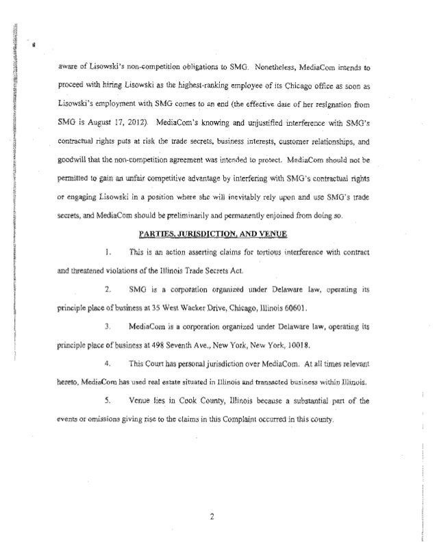 non competition agreement