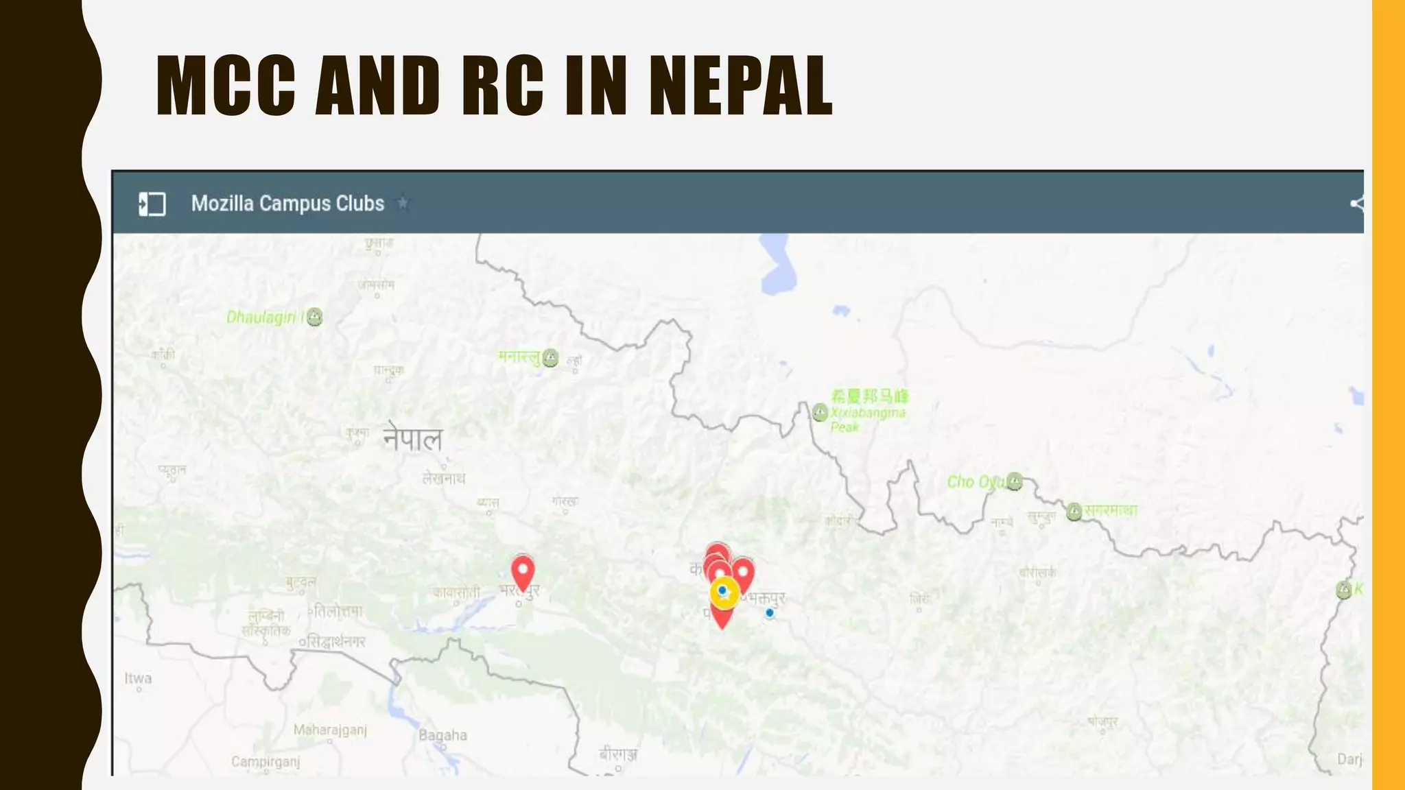 MCC AND RC IN NEPAL
 