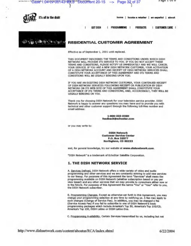 dish network customer service