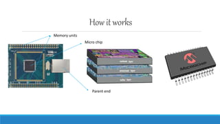 How it works
Memory units
Micro chip
Parent end