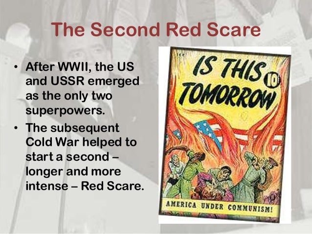 joseph mccarthy and the red scare second red scare