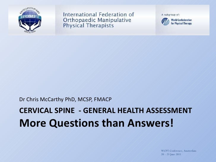 Safety of Cervical Manipulation