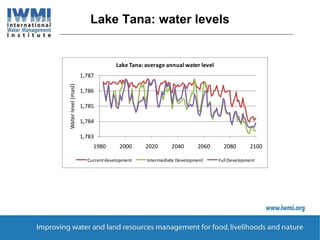 Implications of climate change on existing and planned water resource development in the Upper Blue Nile