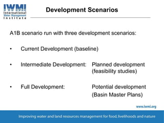 Implications of climate change on existing and planned water resource development in the Upper Blue Nile