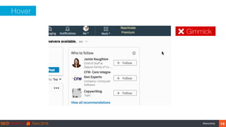 ‹#›#seocamp 14
Hover
Gimmick
 