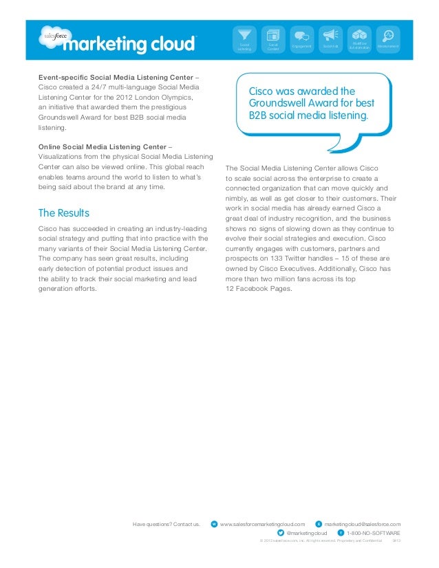 Cisco Social Media Listening Center Case Study Slide 2