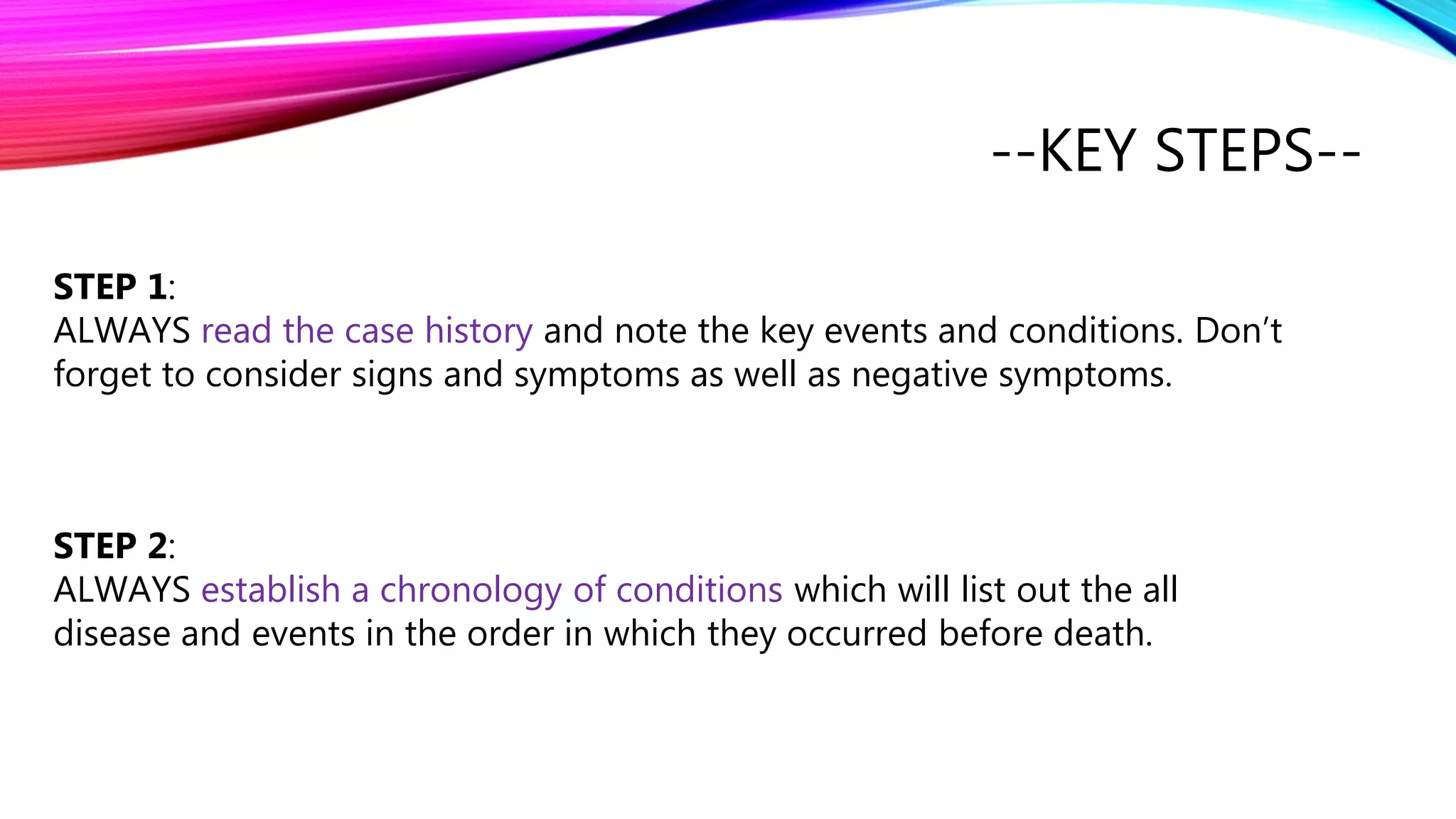 MEDICAL CERTIFICATION OF CAUSE OF DEATH (MCCD) | PPTX
