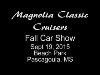 Magnolia Classic Cruisers Fall Car Show 