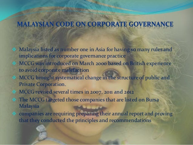 Malaysian Code on Corporate Governance (MCCG)