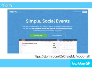 Storify
https://storify.com/DrCraigMc/wood-fall
 