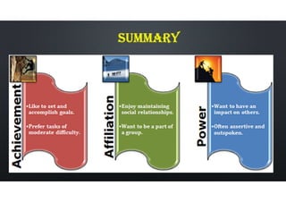 Mcclelland's theory of achievement motivation | PDF
