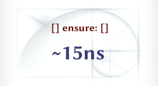 [] ensure: []
~15ns
 