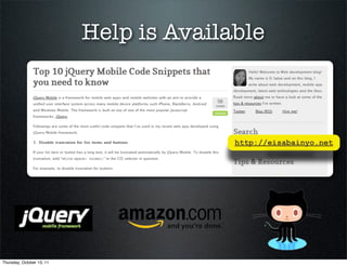 Help is Available



                                         http://eisabainyo.net




Thursday, October 13, 11
 