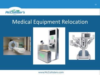 13
Medical Equipment Relocation
 