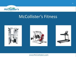 21
McCollister’s Fitness
 