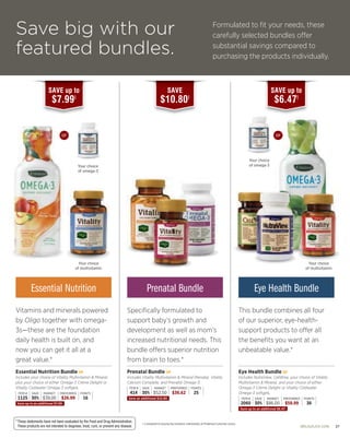 Melaleuca gc control nutrition label