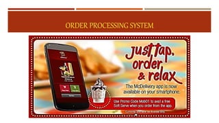 ORDER PROCESSING SYSTEM
 
