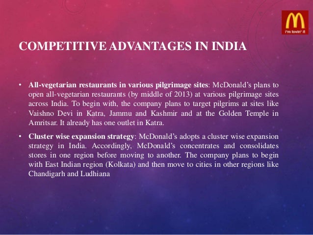 mcdonalds strategy in india case study Step 6: porter’s five forces/ strategic analysis of the mcdonalds in india case study: to analyze the structure of a company and its corporate strategy, porter’s five forces model is used in this model, five forces have been identified which play an important part in shaping the market and industry. mcdonalds strategy in india case study Step 6: porter’s five forces/ strategic analysis of the mcdonalds in india case study: to analyze the structure of a company and its corporate strategy, porter’s five forces model is used in this model, five forces have been identified which play an important part in shaping the market and industry.