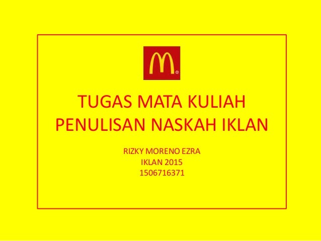 Copywriting Mc Donalds Radio Ads