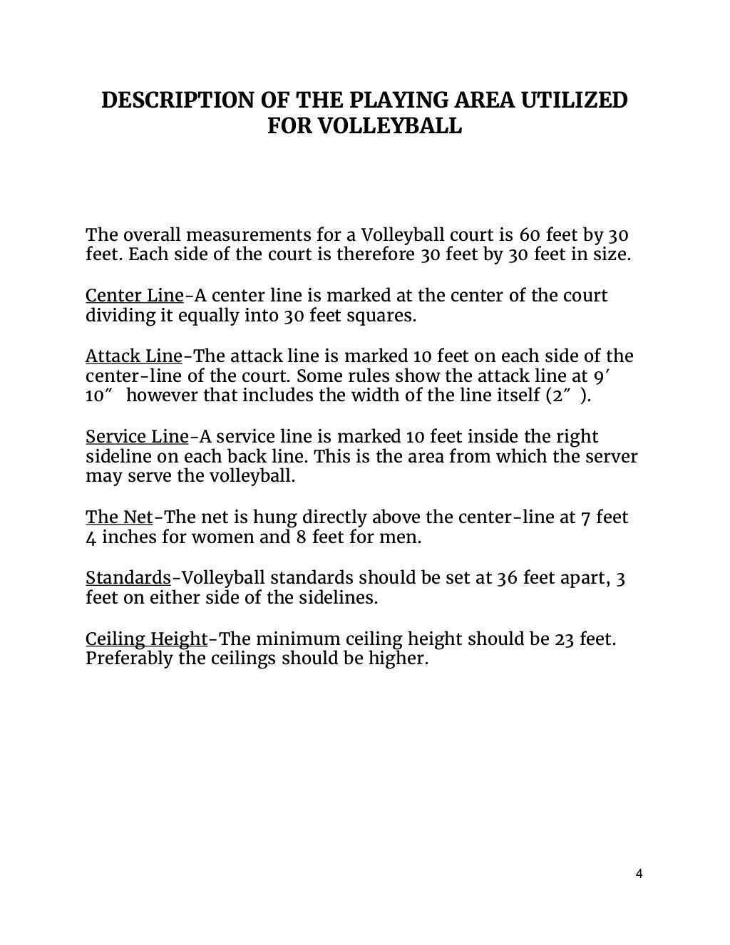 Volleyball Research Assignment