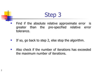 Newton-Raphson Method | PPT