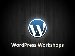 WordPress Workshops 