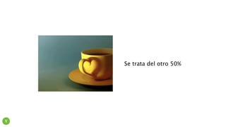 Se trata del otro 50%
Y
 