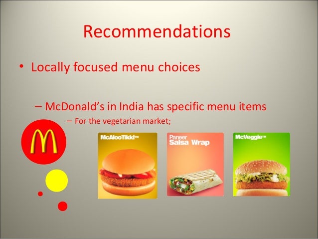 mcdonald's business strategy in india case study