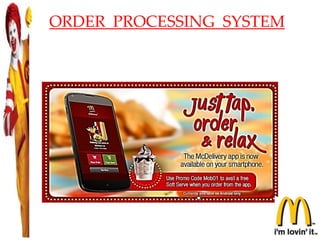 ORDER PROCESSING SYSTEM
 