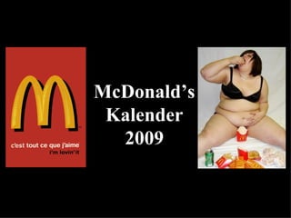 McDonald’s Kalender 2009 