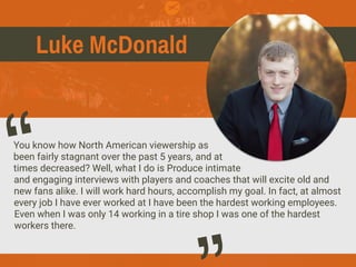 Luke McDonald's Personal Brand Keynote