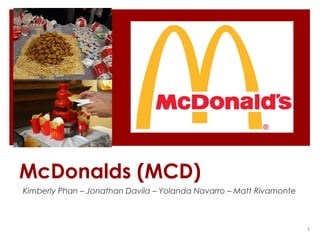 Mcd share price