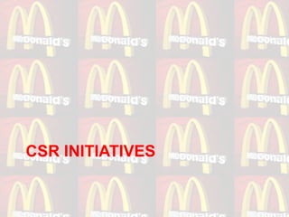 Mcd Csr Program Mc donalds | PPTX