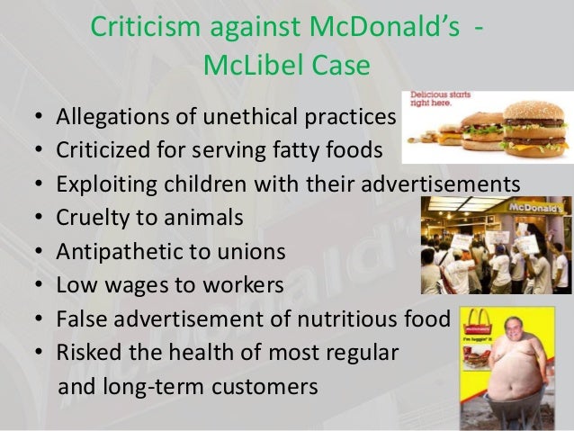 Mcdonalds research paper