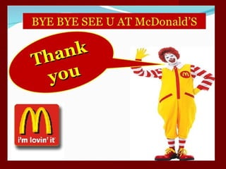 Mcdonald’s Project 