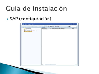  SAP (configuración)
 