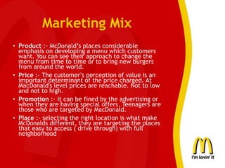 McDonald's analysis | PPTX