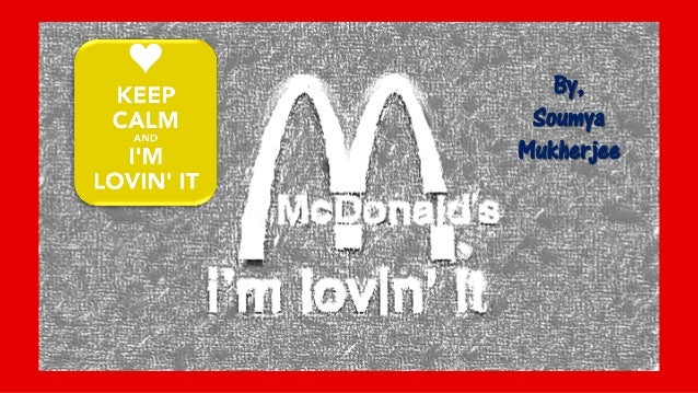 Mcdonald S I M Lovin It Campaign