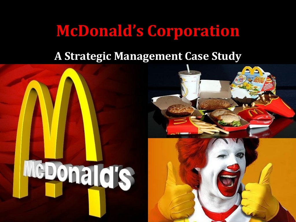 mcdonalds case study analysis strategic management