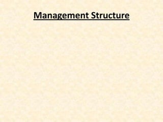 Management Structure
 
