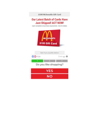 Grab Your $100 McDonalds Gift Card Now!