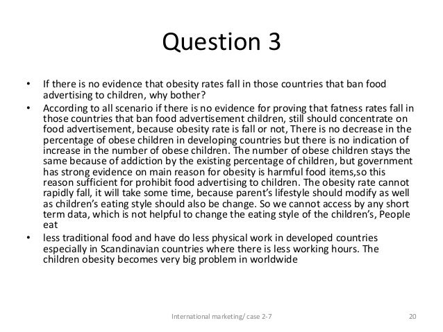 Mcdonalds and obesity case study answers picture