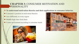 Mcdonald's and consumer behavior